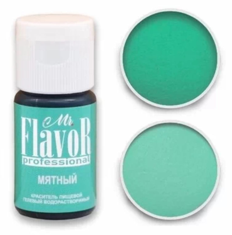 Краситель Mr.Flavor гелевый Мятный Professional 13гр Изображение Краситель Mr.Flavor гелевый Мятный Professional 13гр